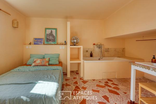 Duplex bohème avec terrasse proche centre-ville