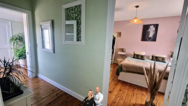 Maison de ville avec exterieur et garage