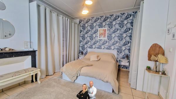 Maison de ville avec exterieur et garage