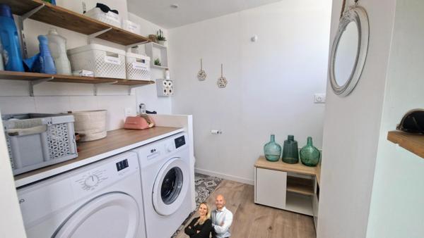 Maison de ville avec exterieur et garage