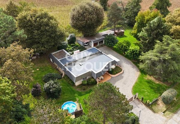 Maison d'architecte de plain pied 134 m² proche Hagetmau