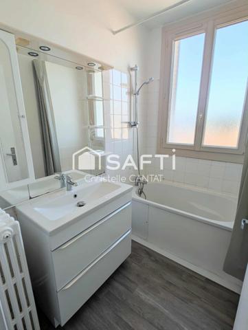 Appartement F3 lumineux avec potentiel d'agrandissement.