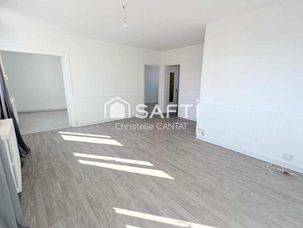 Appartement F3 lumineux avec potentiel d'agrandissement.