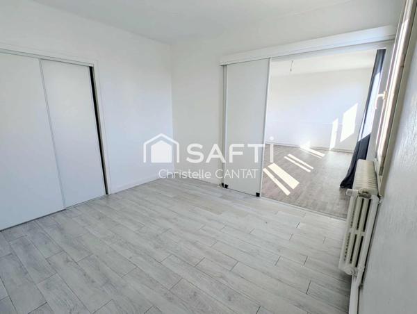 Appartement F3 lumineux avec potentiel d'agrandissement.