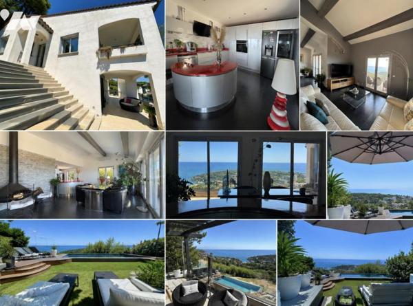 Roquebrune-Cap-Martin, Hameau, Villa vue mer panoramique proche de Monaco  