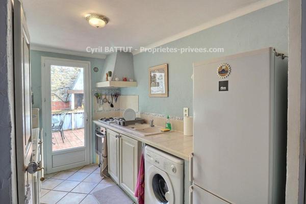 Maison de village rénovée avec terrain constructible - Lédignan