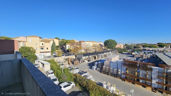 Montpellier (34070) Appartement T2 de 34m² avec terrasse - Vue panoramique - Montpellier