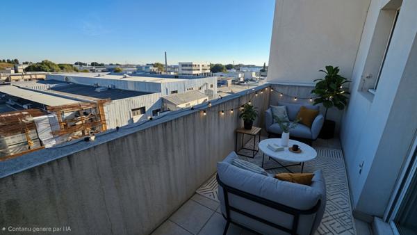 Montpellier (34070) Appartement T2 de 34m² avec terrasse - Vue panoramique - Montpellier
