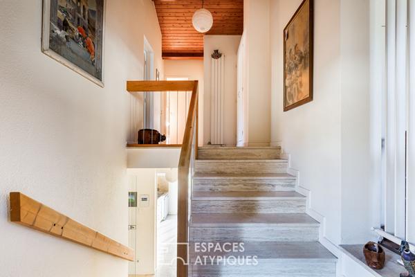 Maison et son extension vintage, quartier Beausoleil