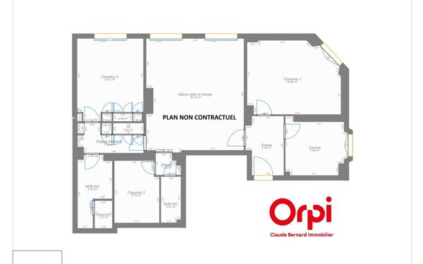 Appartement à vendre    4 pièces • 89,87 m2 Paris 5