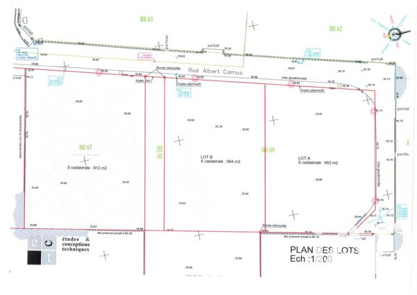 Terrain à vendre 664 m² Pia