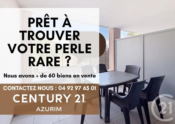 Appartement F3 à vendre  3 pièces - 58 m 2   THEOULE SUR MER  - 06