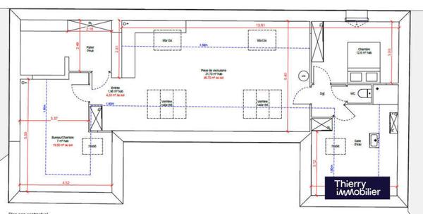 Appartement 3 pièces                                        - 44100 Nantes - Canclaux - Mellinet Réf : 131014