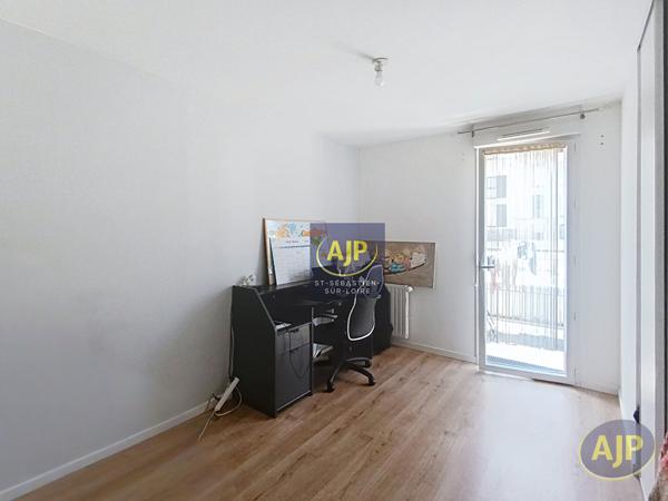 Appartement à vendre Saint Sebastien Sur Loire - 3 pièces, 62m² avec 2 chambre(s) à 244 500€ - AJP Immobilier Saint-Sébastien-sur-Loire