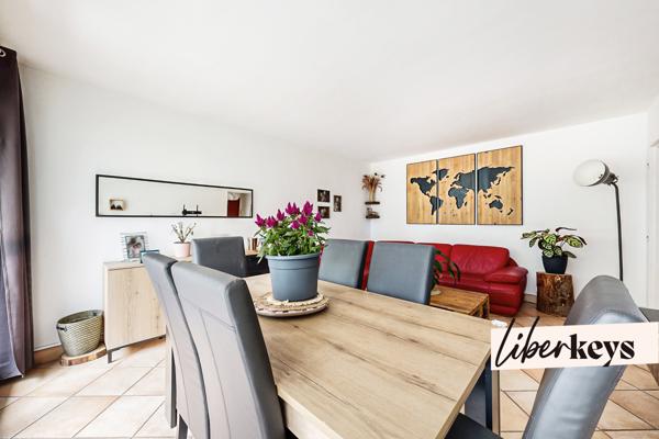 Apppartement traversant 3 pièces de 67m² avec balcon | rue du Petit Bois | Plaisir