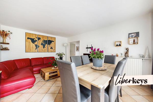 Apppartement traversant 3 pièces de 67m² avec balcon | rue du Petit Bois | Plaisir