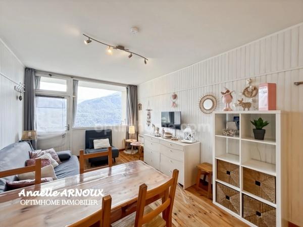 Studio cabine meublé avec balcon proche de la station d'Orcières