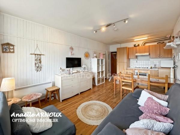 Studio cabine meublé avec balcon proche de la station d'Orcières