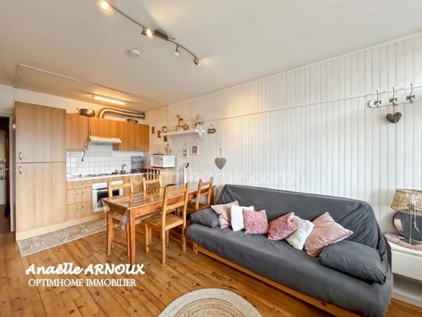 Studio cabine meublé avec balcon proche de la station d'Orcières