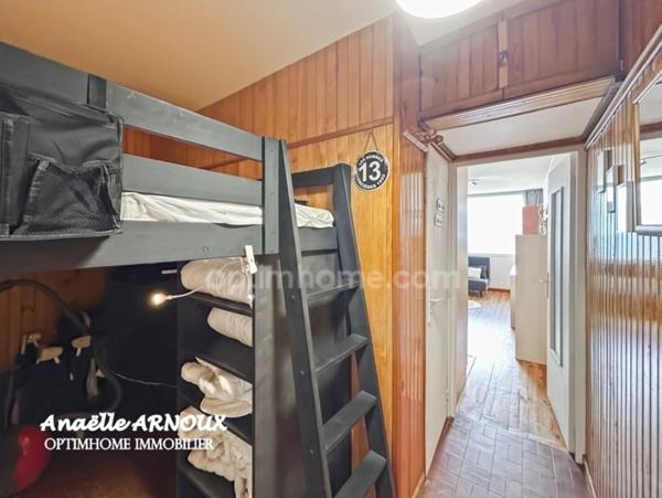 Studio cabine meublé avec balcon proche de la station d'Orcières