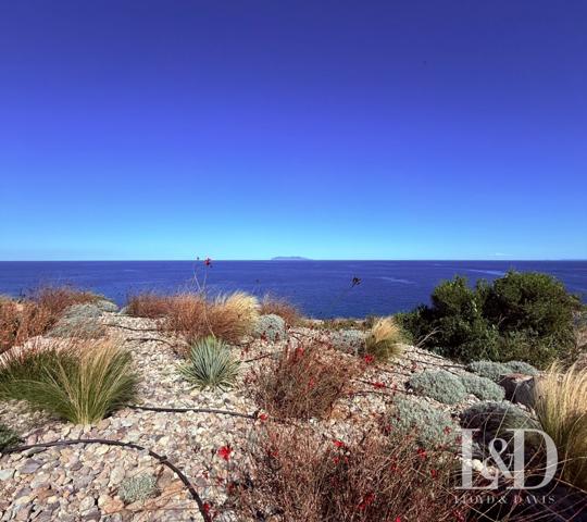 terrain à batîr avec permis. vue panoramique mer