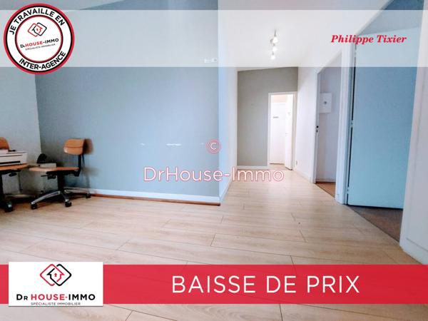 Bureau à vendre 3 pièces de 60 m²