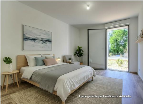 Appartement 3 pièces Rez-de-jardin avec terrasse, parking et accès PMR