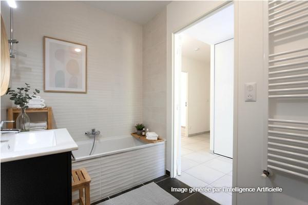 Appartement 3 pièces Rez-de-jardin avec terrasse, parking et accès PMR