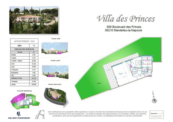 Superbe Appartement de type T3