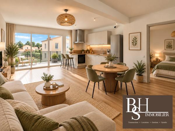 NEUF - Appartement 3 pièces avec parking et balcon dans résidence sécurisée
