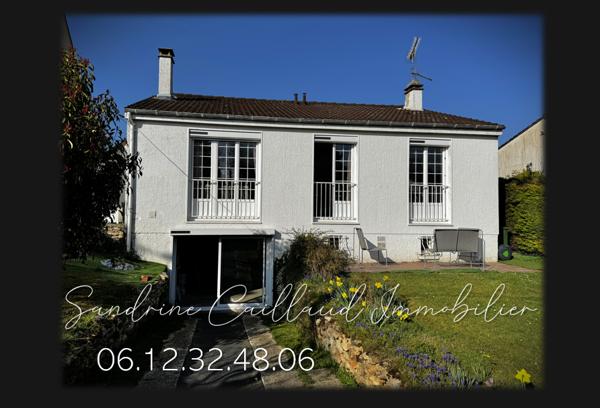 HOUDAN 6mn - Charmante maison des années 70 - plain-pied avec sous-sol total - 4 chambres - terrain 640m² -  325000 Euros HAI