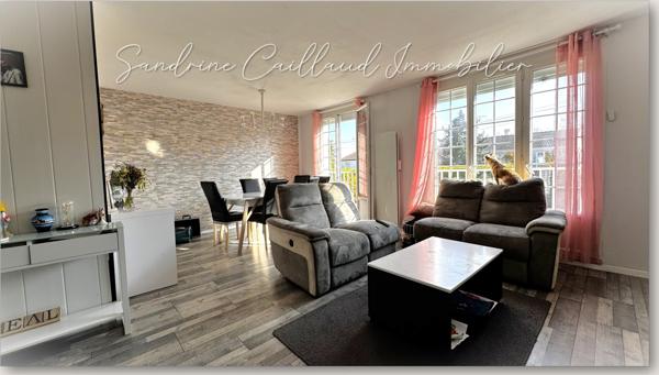 HOUDAN 6mn - Charmante maison des années 70 - plain-pied avec sous-sol total - 4 chambres - terrain 640m² -  325000 Euros HAI