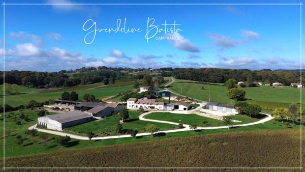 Proche EYMET - Propriété en Pierre 300m² avec gîte - Terrain de 12 Ha - Dépendances