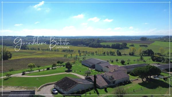 Proche EYMET - Propriété en Pierre 300m² avec gîte - Terrain de 12 Ha - Dépendances