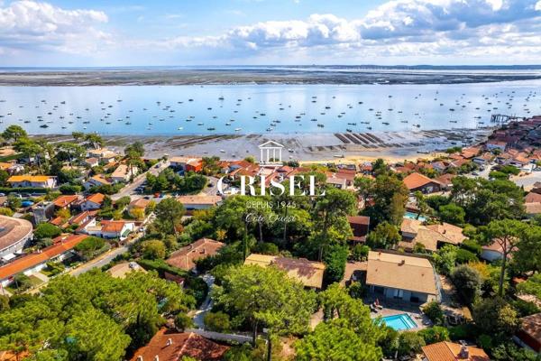 Vue Bassin  Villa bois à Lège-Cap-Ferret
