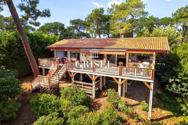 Vue Bassin  Villa bois à Lège-Cap-Ferret