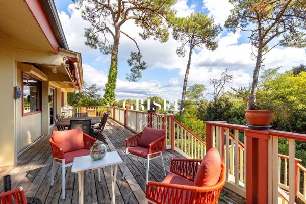 Vue Bassin  Villa bois à Lège-Cap-Ferret