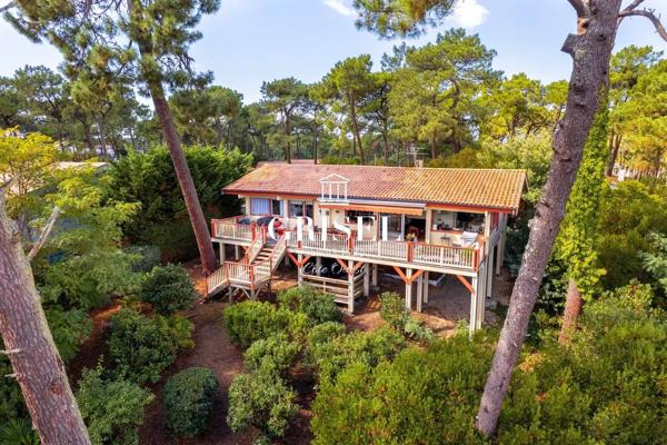 Vue Bassin  Villa bois à Lège-Cap-Ferret
