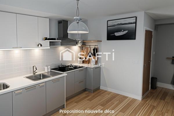 Maison en pierre de 87.5m², avec possibilité d'agrandissement, proche du bourg de St Georges des Groseillers.