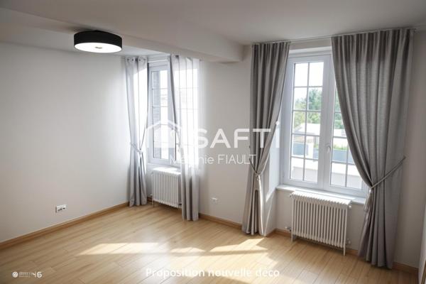 Maison en pierre de 87.5m², avec possibilité d'agrandissement, proche du bourg de St Georges des Groseillers.