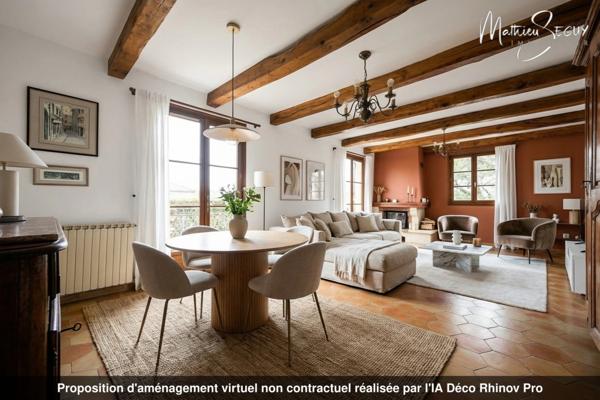 Grande maison P7 sur un grand terrain au coeur de SAINT JEAN DE TOUSLAS