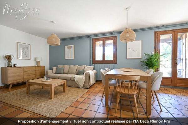 Grande maison P7 sur un grand terrain au coeur de SAINT JEAN DE TOUSLAS