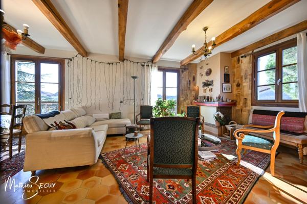 Grande maison P7 sur un grand terrain au coeur de SAINT JEAN DE TOUSLAS