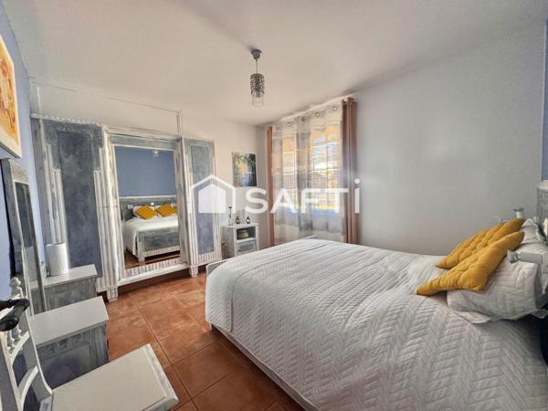 Villa d’environ 132m2, parcelle 1153m2, vue sur vignes sans vis-à-vis