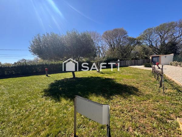 Villa d’environ 132m2, parcelle 1153m2, vue sur vignes sans vis-à-vis