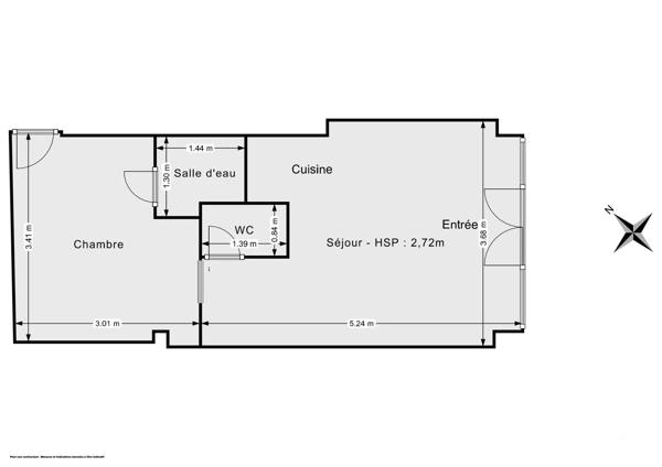 Appartement Local à vendre  2 pièces - 27,40 m 2   PARIS  - 75012
