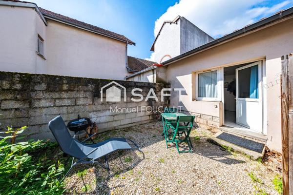 DIJON Drapeau - Appartement en duplex de 22 m2 au rez-de-chaussée, avec son jardin/terrasse