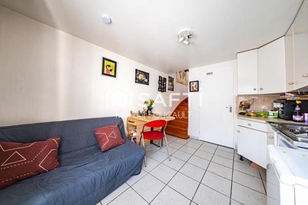 DIJON Drapeau - Appartement en duplex de 22 m2 au rez-de-chaussée, avec son jardin/terrasse