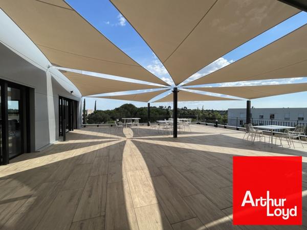 Bureaux à louer à Montpellier Euromédecine avec terrasse et salle de sport