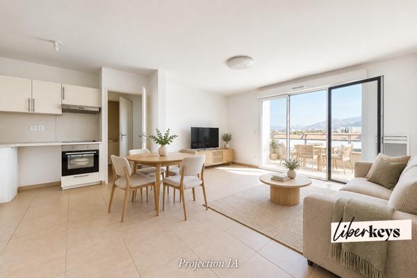 MARSEILLE 8E – SAINTE-ANNE | T2 AU DERNIER ÉTAGE AVEC TERRASSE ET VUE DÉGAGÉE
